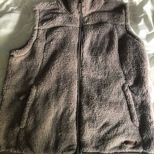 Womens Free Country Zip up Light Purple Vest Sz XL